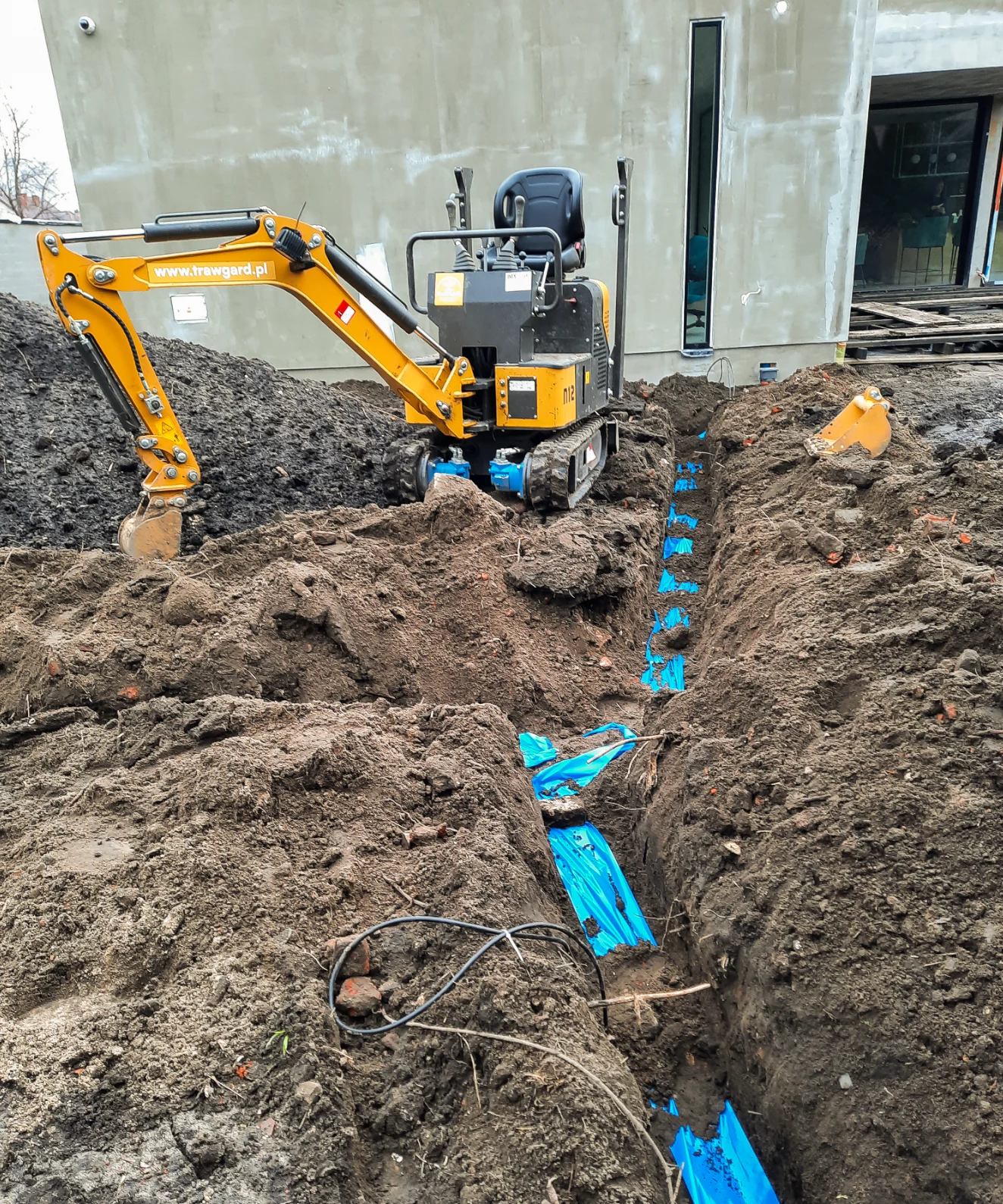 Koparka ogrodowa Łomianki